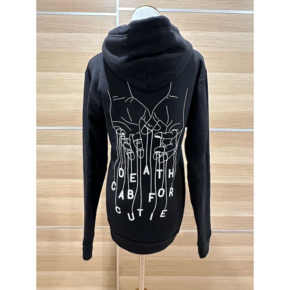 Death Cab for Cutie Black Zip-Up Hoodie Unisex Size Small SUPER SOFT!!
